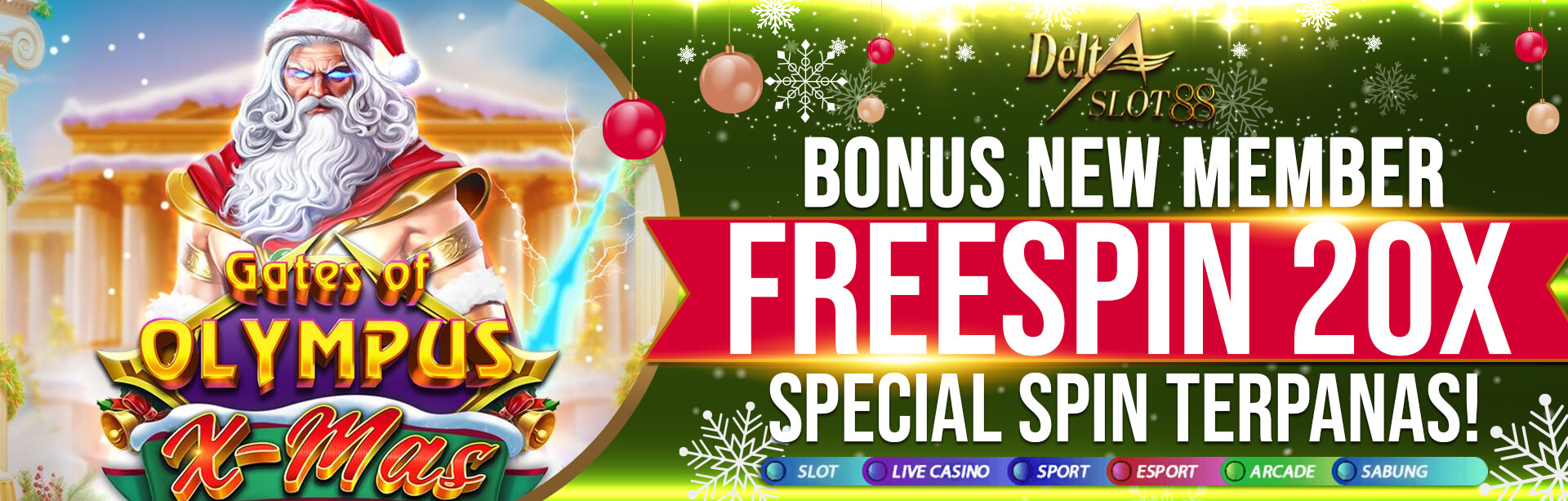 BONUS NEW MEMBER FREESPIN 20X